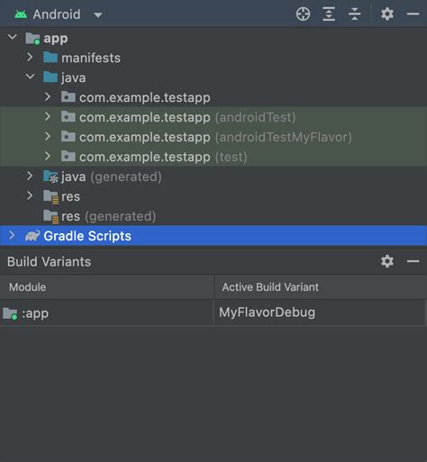 android studio test setup